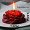 2 Pack Peony Candle Rose Tulip Silicone Wave Spiral Candle Mold